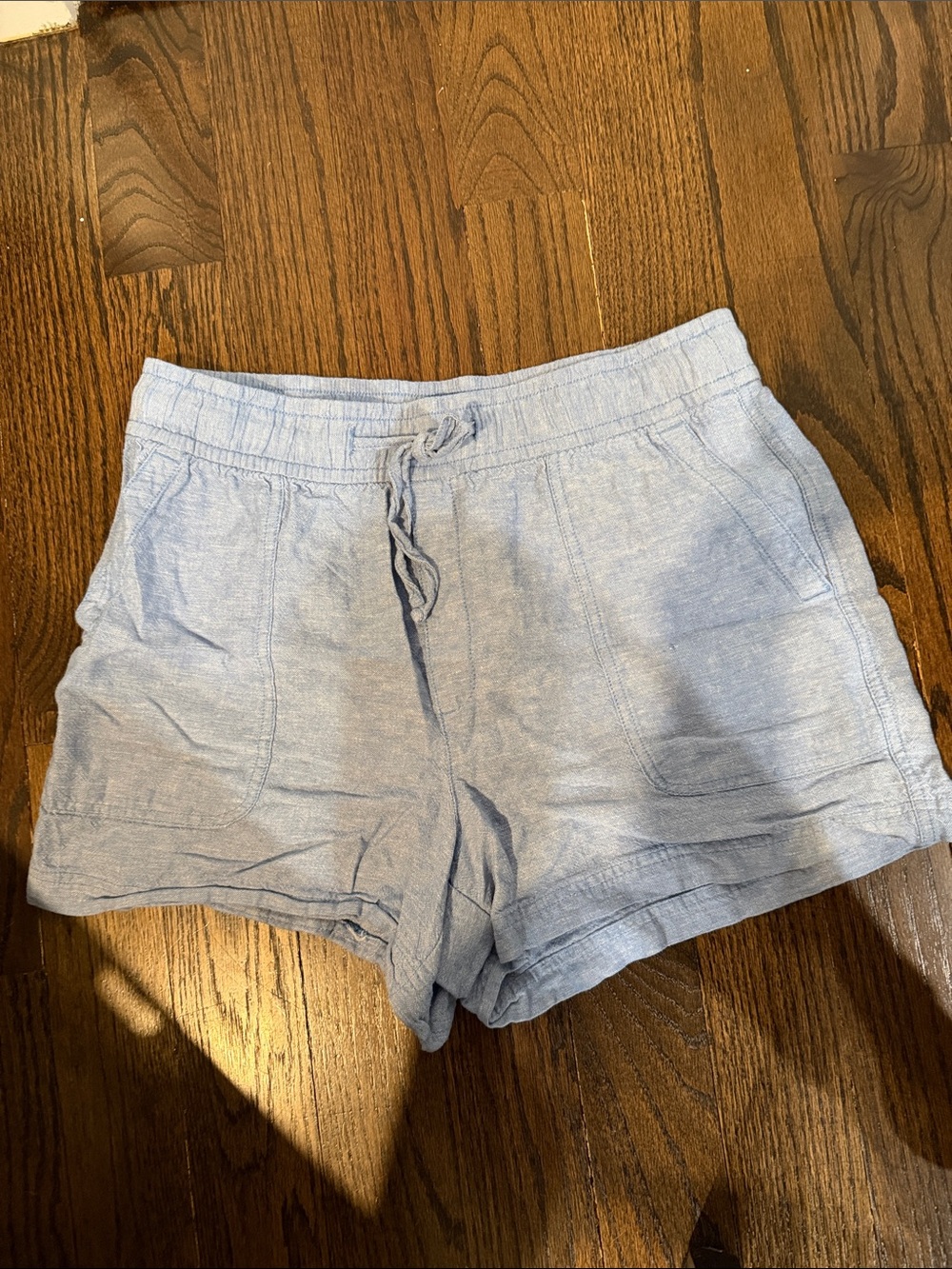 GAP Light Blue Women's Athletic Drawstring Shorts